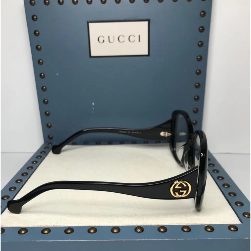 New Authentic Gucci Demo Butterfly Ladies Eyeglasses GG1236O 001 56 - Picture 7 of 16